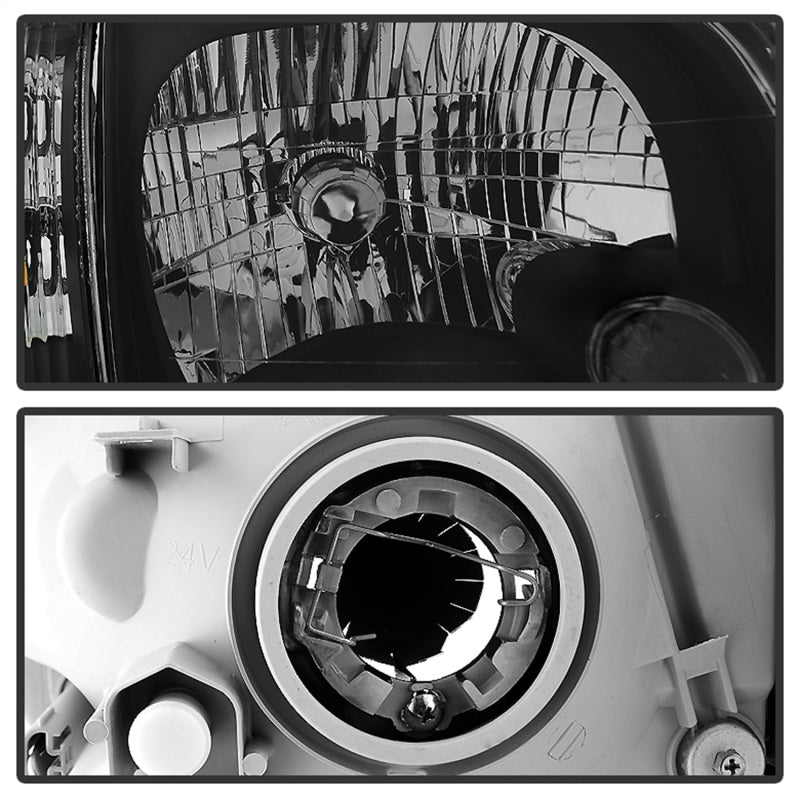 xTune Toyota Tundra Double Cab 05-06 OEM Style Headlights & Corner Lights Black HD-JH-TTUN05-AM-BK