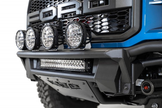 Addictive Desert Designs 17-20 Ford Raptor Pro Bolt-On Front Bumper - Hammer Black