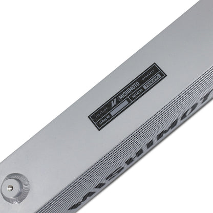 Mishimoto Universal Carbon Fiber Intercooler - Gloss Tanks - 600mm Silver Core - C-Flow - GR V-Band