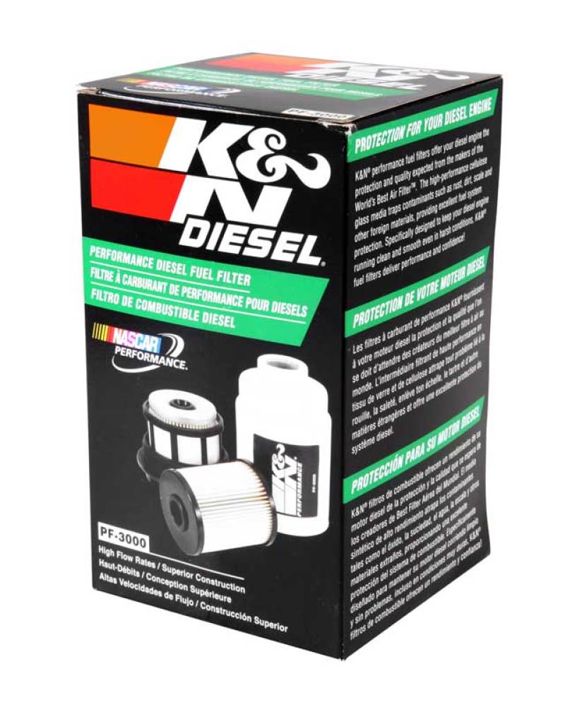 K&N Cellulose Media Fuel Filter 3.5in OD x 6.281in L