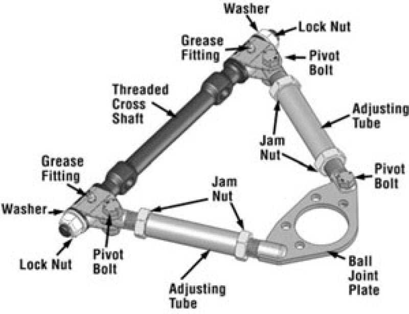 SPC Performance GM Mid Size Metric Pro Series Front Adjustable Upper Control Arm (Race Only)