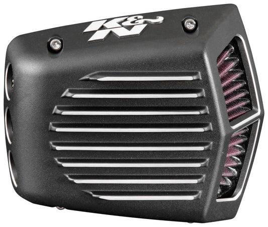 K&N Street Metal Intake System for 08-16 Harley Davidson Touring Models - Shaker Black