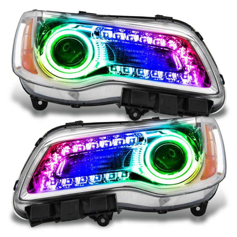 Oracle 11-14 Chrysler 300C SMD HL - Chrome - NON HID - ColorSHIFT DRL - ColorSHIFT SEE WARRANTY