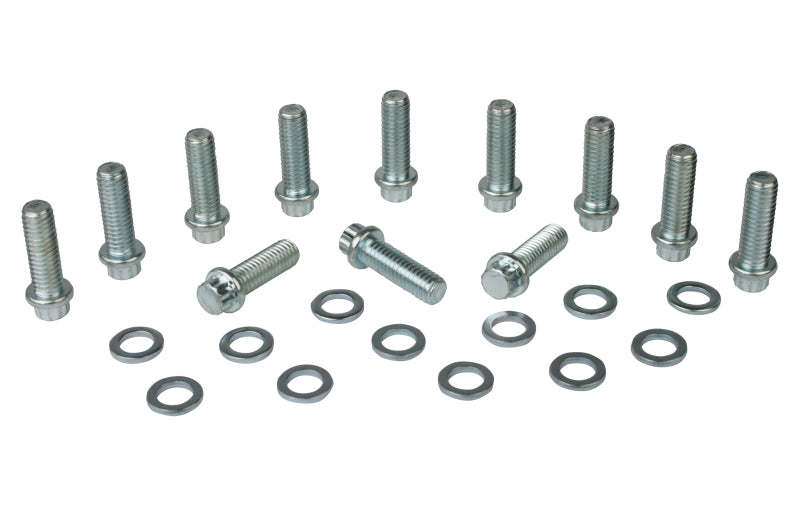 Moroso Chevrolet Small Block Intake Manifold Bolt Kit - 3/8in-16 x 1-1/8in - Set of 12