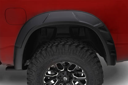 Bushwacker 09-18 Ram 1500 w/ 67.4in Fleetside Bed (Ex. R/T and Rebel) DRT Style Flares 4pc - Black