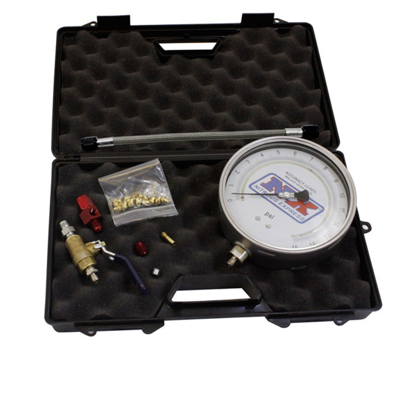 Nitrous Express Master Flo-Check Pro (6 Certified Gauge & Molded Case)