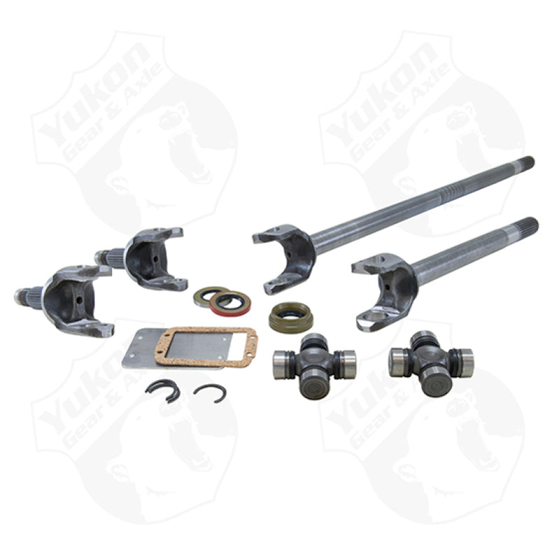 Yukon Gear Front 4340 Chrome-Moly Axle Replacement Kit For 74-79 Wagoneer (Disc Brakes)