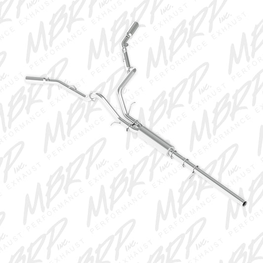 MBRP 14 Chevy/GMC 1500 Silverado/Sierra 4.3L V6/5.3L V8 Dual Split Side Alum 3in Cat Back Exhaust