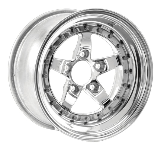 Weld Weldstar 15x10 / 5x4.5 BP / 6.5in. BS Polished Wheel - Non-Beadlock