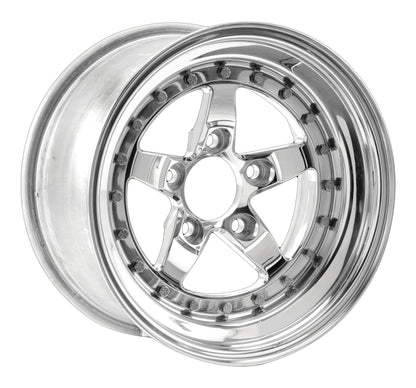 Weld Weldstar 15x4 / 5x4.75 BP / 1.5in. BS Polished Wheel - Non-Beadlock