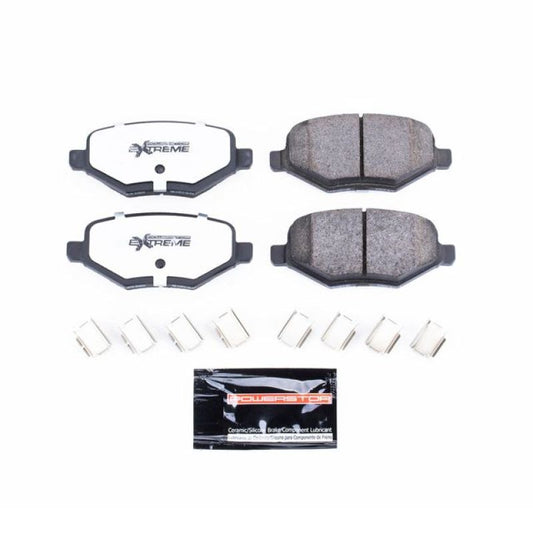 Power Stop 14-15 Ford Edge Rear Z36 Truck & Tow Brake Pads w/Hardware