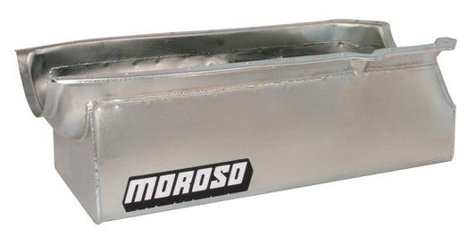 Moroso 65-Up Oldsmobile V-8 (330-455) Marine Stroker Box Sump Flat Bottom 10qt 7.25in Steel Oil Pan