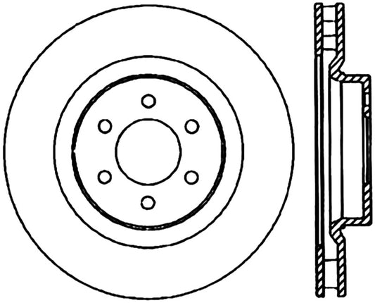 StopTech Drilled Sport Brake Rotor