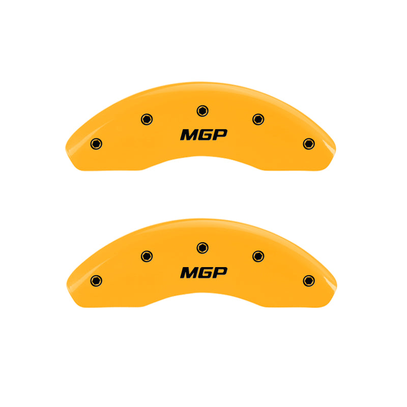 MGP 4 Caliper Covers Engraved Front & Rear MGP Yellow Finish Black Char 2000 Chrysler Prowler