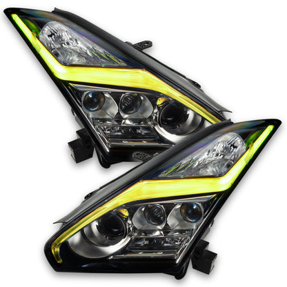 Oracle 15-21 Nissan GT-R RGB+W (Lightning Bolt) Headlight DRL Kit- w/o Controller SEE WARRANTY