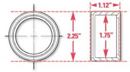 SPC Performance Weld-In Ring Kit 1.75 in. ID