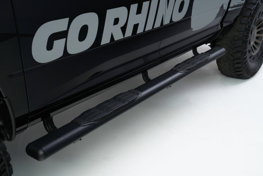 Go Rhino 18-20 Jeep Wrangler JLU 1000 Series Side Steps - Tex Blk