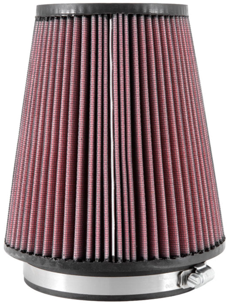 K&N Filter Universal Rubber Filter 5 inch Flange 6 1/2 inch Base 4 3/8 inch Top 7 inch Height