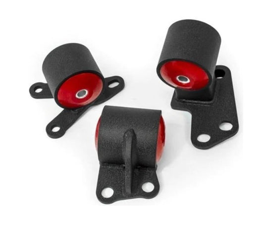 Innovative 92-95 Civic B/D Series Black Steel Mounts 85A Bushings (Auto to Manual Hydro 2 Bolt)