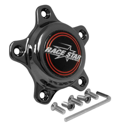 Race Star 5 Lug Cap Short Plastic Dark Star (incl. Medallion & Screws)