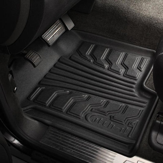 Lund 08-10 Ford F-250 Super Duty Catch-It Floormat Front Floor Liner - Black (2 Pc.)