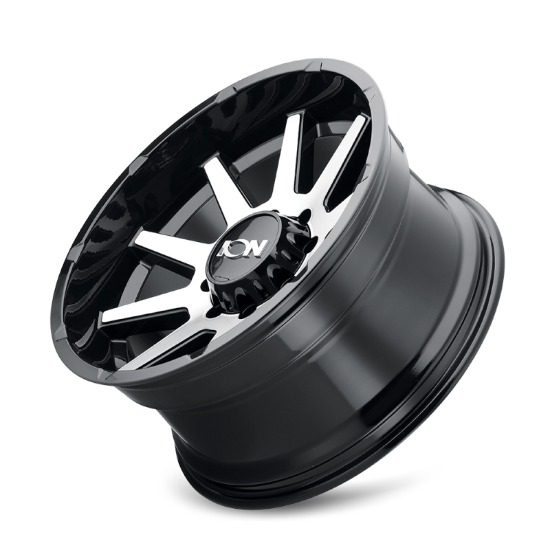 ION Type 143 17x9 / 8x165.1 BP / -12mm Offset / 125.2mm Hub Black/Machined Wheel