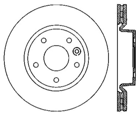 StopTech Drilled Sport Brake Rotor