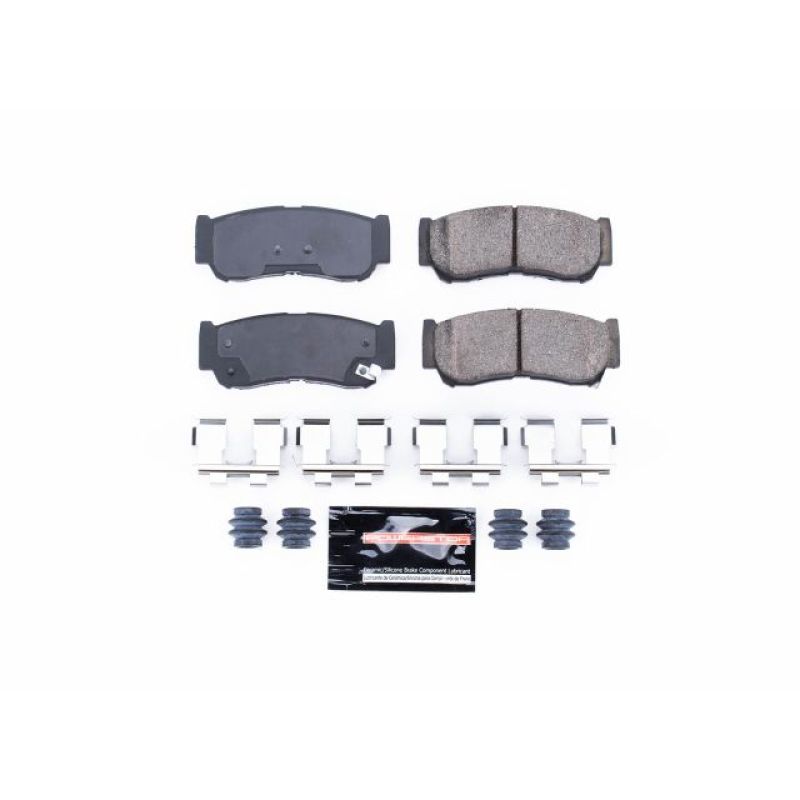 Power Stop 07-09 Hyundai Santa Fe Rear Z23 Evolution Sport Brake Pads w/Hardware