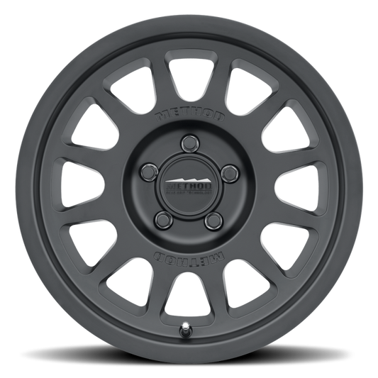 Method MR703 17x7.5 +50mm Offset 5x160 65mm CB Matte Black Wheel