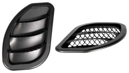 Daystar 1986-1992 Jeep MJ Comanche Side Hood Vent Kit Black Pair