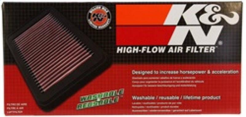 K&N 96-02 Jeep Wrangler 2.5L L4 / 96-06 4.0L L4 Drop In Air Filter