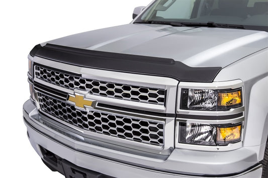 AVS 16-18 Chevy Silverado 1500 Aeroskin II Textured Low Profile Hood Shield - Black