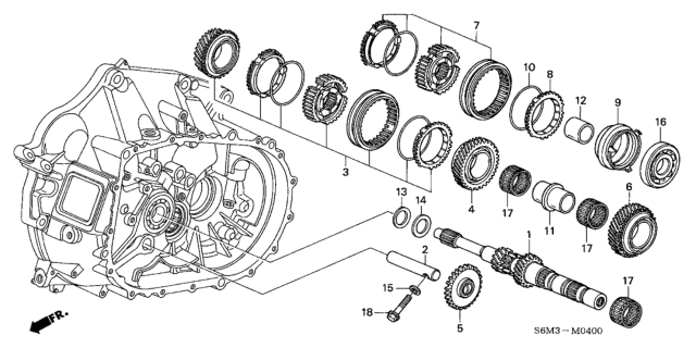 Honda - 02-06 RSX Taper Cone Ring