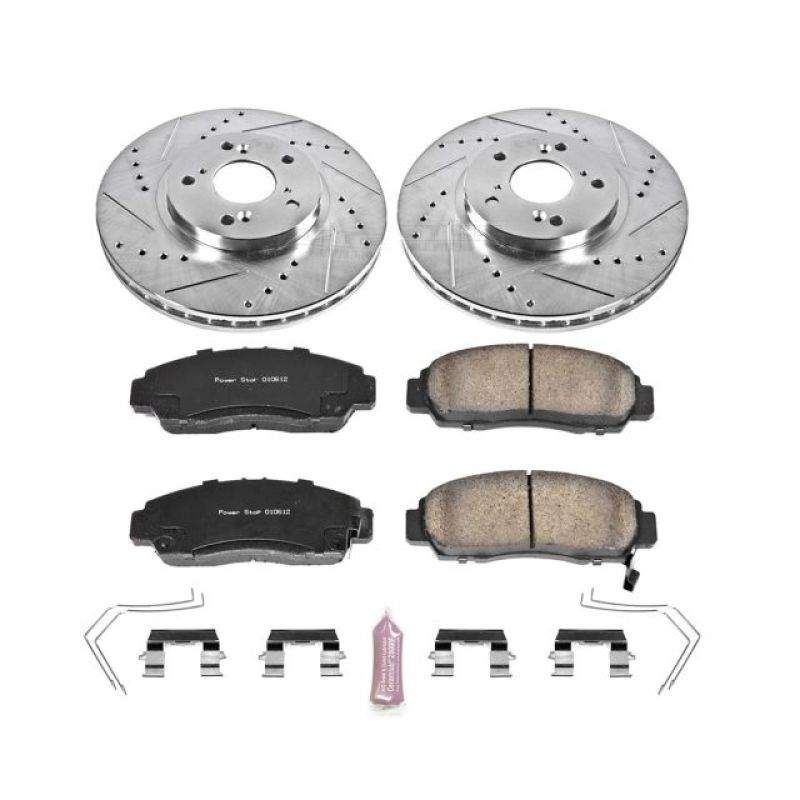 Power Stop 11-14 Acura TSX Front Z23 Evolution Sport Brake Kit