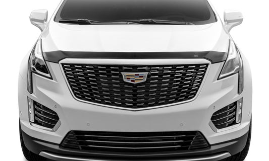 AVS 17-18 Cadillac XT5 Aeroskin Low Profile Acrylic Hood Shield - Smoke