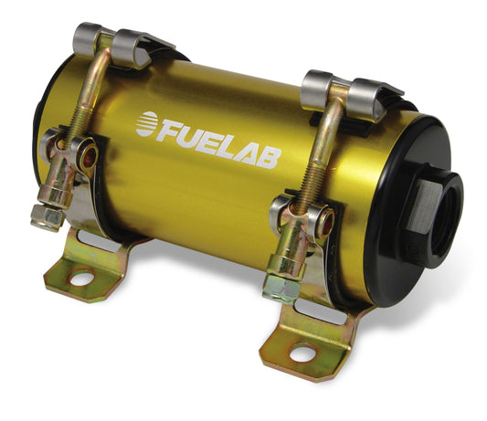 Fuelab Prodigy High Flow Carb In-Line Fuel Pump - 1800 HP - Gold