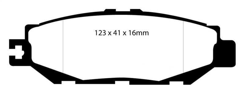 EBC 93-94 Lexus LS400 4.0 Yellowstuff Rear Brake Pads