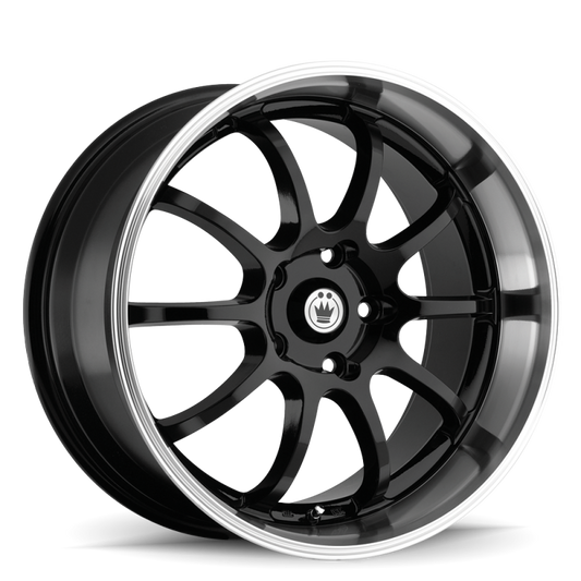 Konig Lightning 14x6 8x100/114.3 ET38 Black/Machine Lip