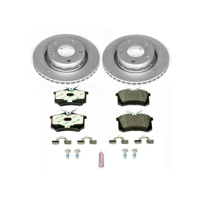 Power Stop 02-04 Audi S6 Rear Euro-Stop Brake Kit