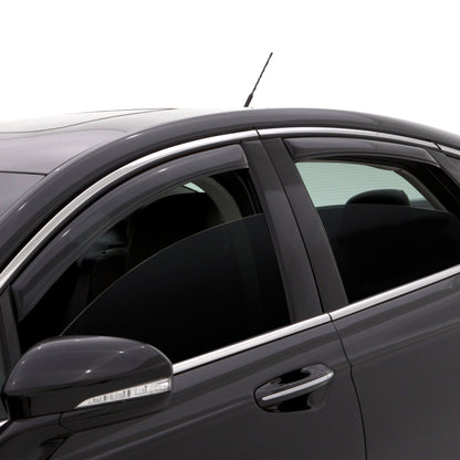 AVS 00-05 Ford Focus ZX4 Ventvisor In-Channel Front & Rear Window Deflectors 4pc - Smoke