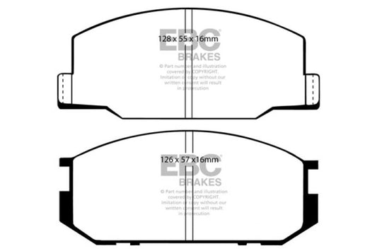 EBC 82-85 Toyota Celica 2.0L Ultimax Front Brake Pads