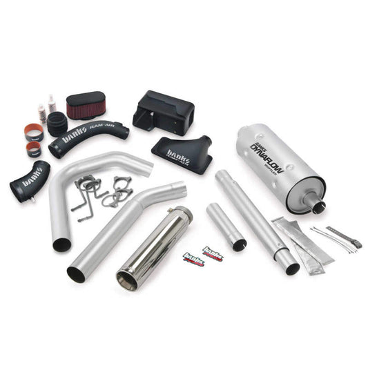 Banks Power 16-17 Ford 6.8L MH-A Stinger Bundle - SS Single Exhaust Left Exit w/ Chrome Tip