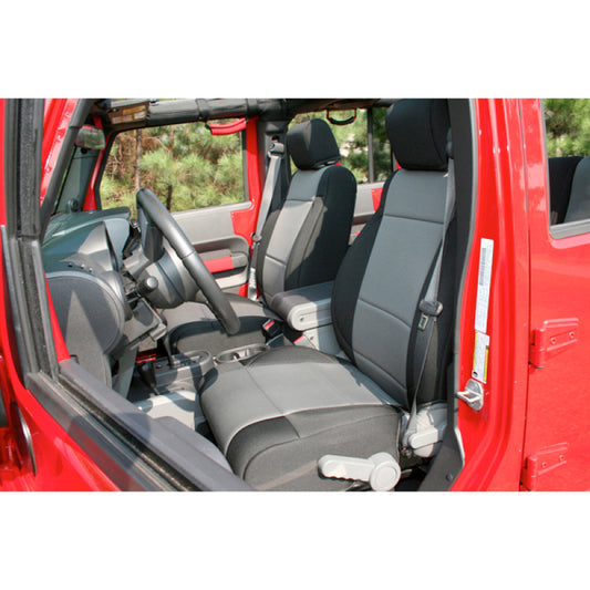 Rugged Ridge Neoprene Front Seat Covers 11-18 Jeep Wrangler JK