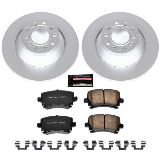 Power Stop 05-11 Audi A6 Rear Z23 Evolution Sport Coated Brake Kit