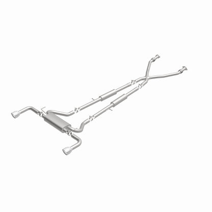 MagnaFlow 14 Infiniti Q50 V6 3.7L Cat-Back Polished Stainless Tips Dual Split Rear Exit Exhaust