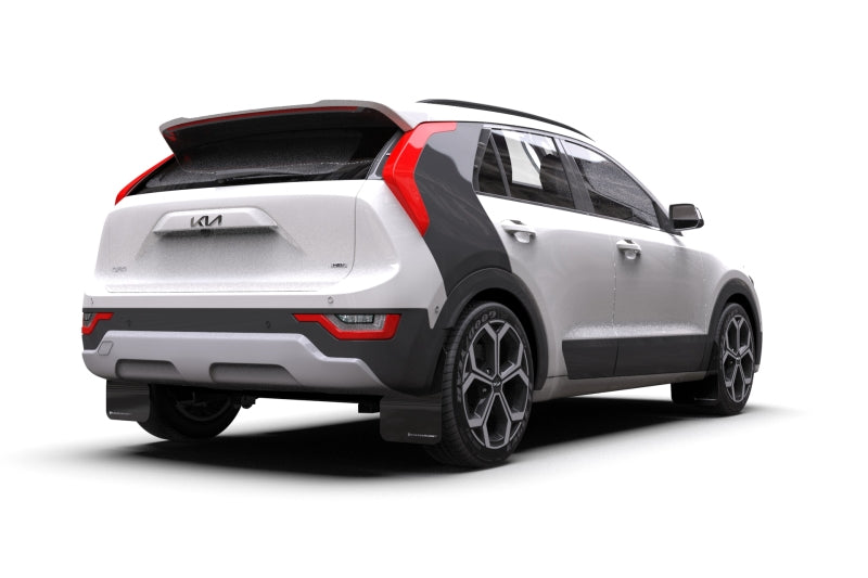 Rally Armor 23-24 Kia Niro SG2 Black UR Mud Flap Blue Logo