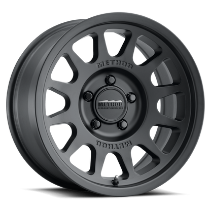 Method MR703 15x7 +15mm Offset 5x100 56.1mm CB Matte Black Wheel