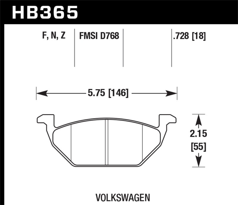 Hawk HPS Street Brake Pads