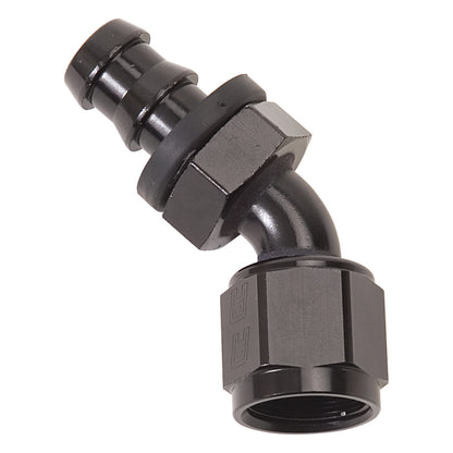 Russell Performance -4 AN Twist-Lok 45 Degree Hose End (Black)