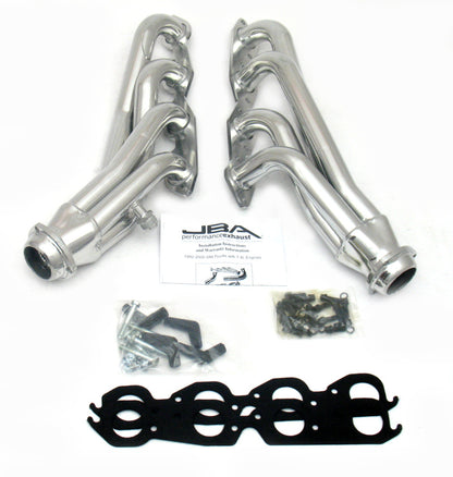 JBA 96-00 GM Truck 7.4L Vortec w/o A.I.R. 1-3/4in Primary Silver Ctd Cat4Ward Header